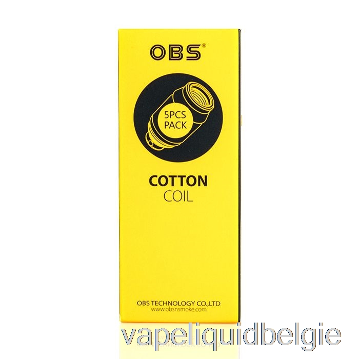 Vape België Obs Cube Mini Vervangingsspoelen 0.6ohm S1 Mesh Spoelen